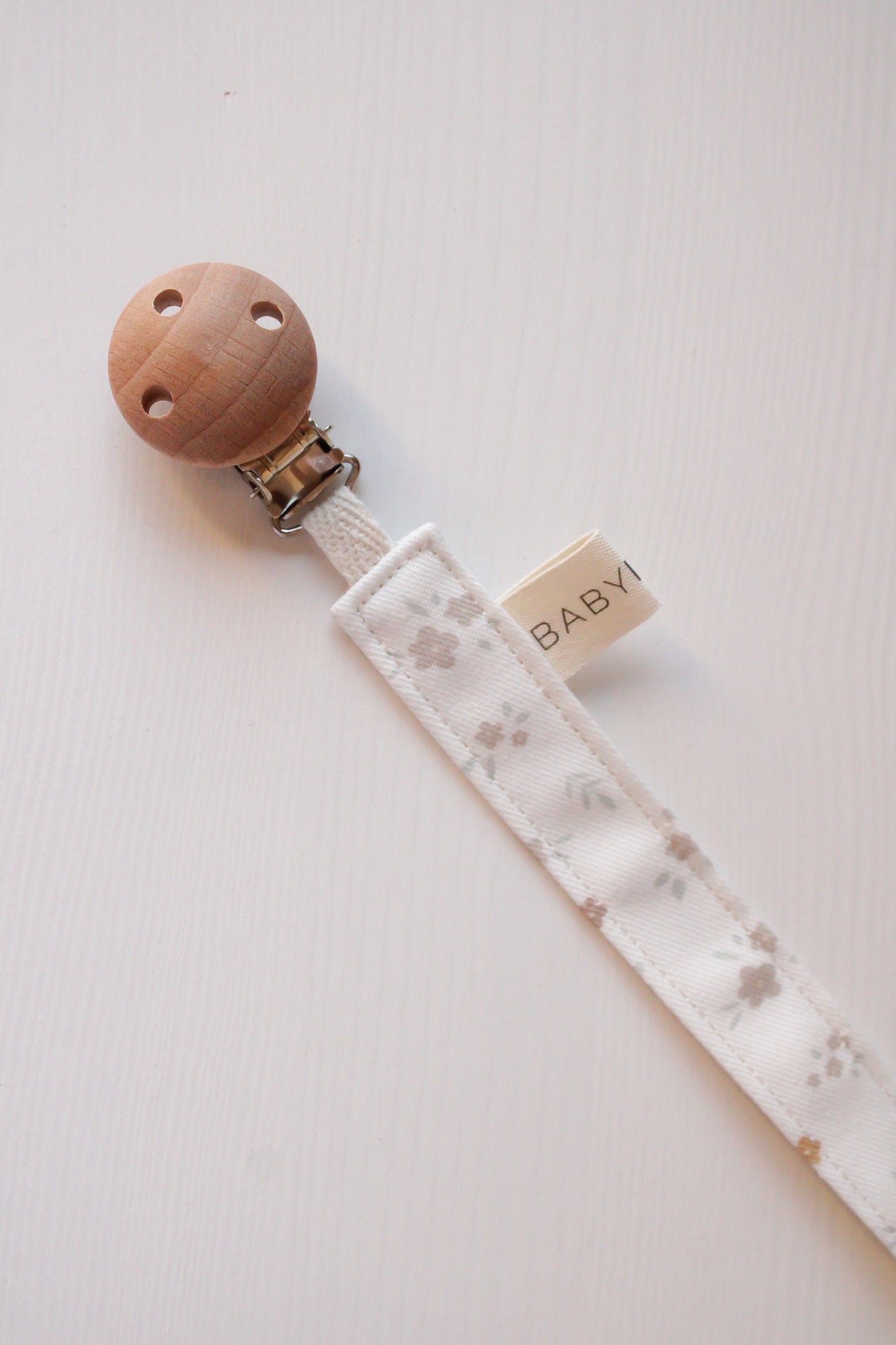 Clip Porta ciuccio - Fiori Pastello