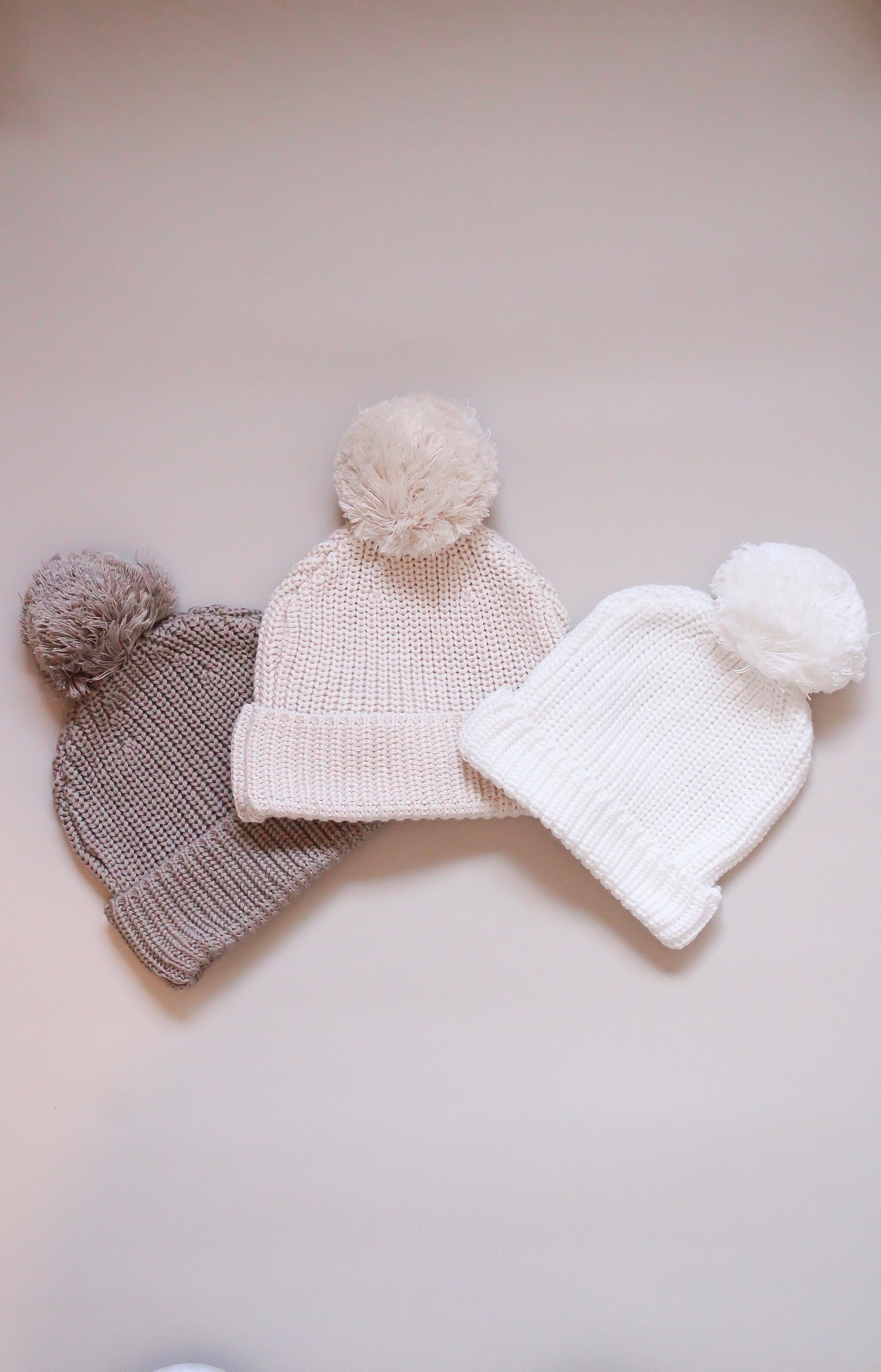Cappellino Pompon 70% bambù 30% cotone