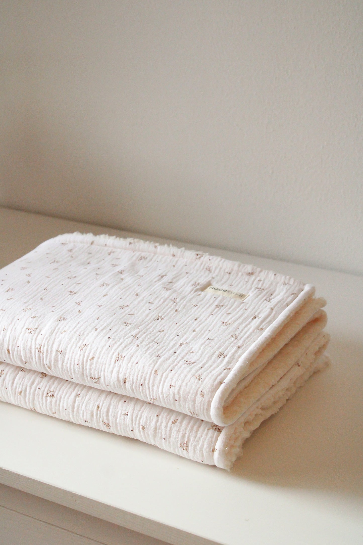 Coperta mussola e sherpa - Soft Leaves