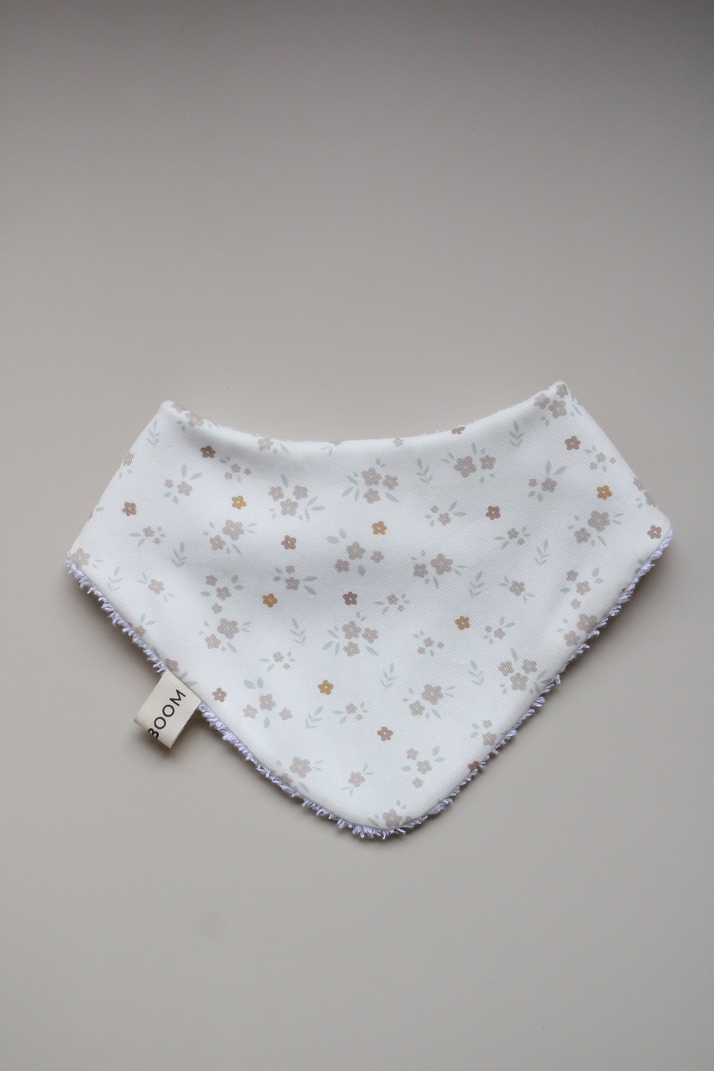 Bavaglino a bandana - Fiori Pastello