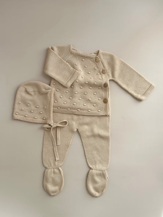Completino nascita - Beige