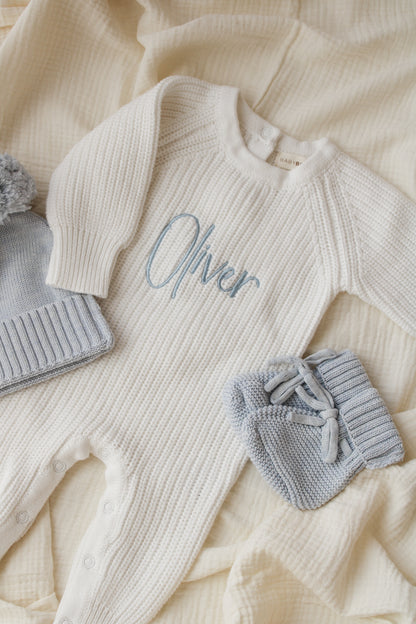 Tutina in maglia a costine | Latte