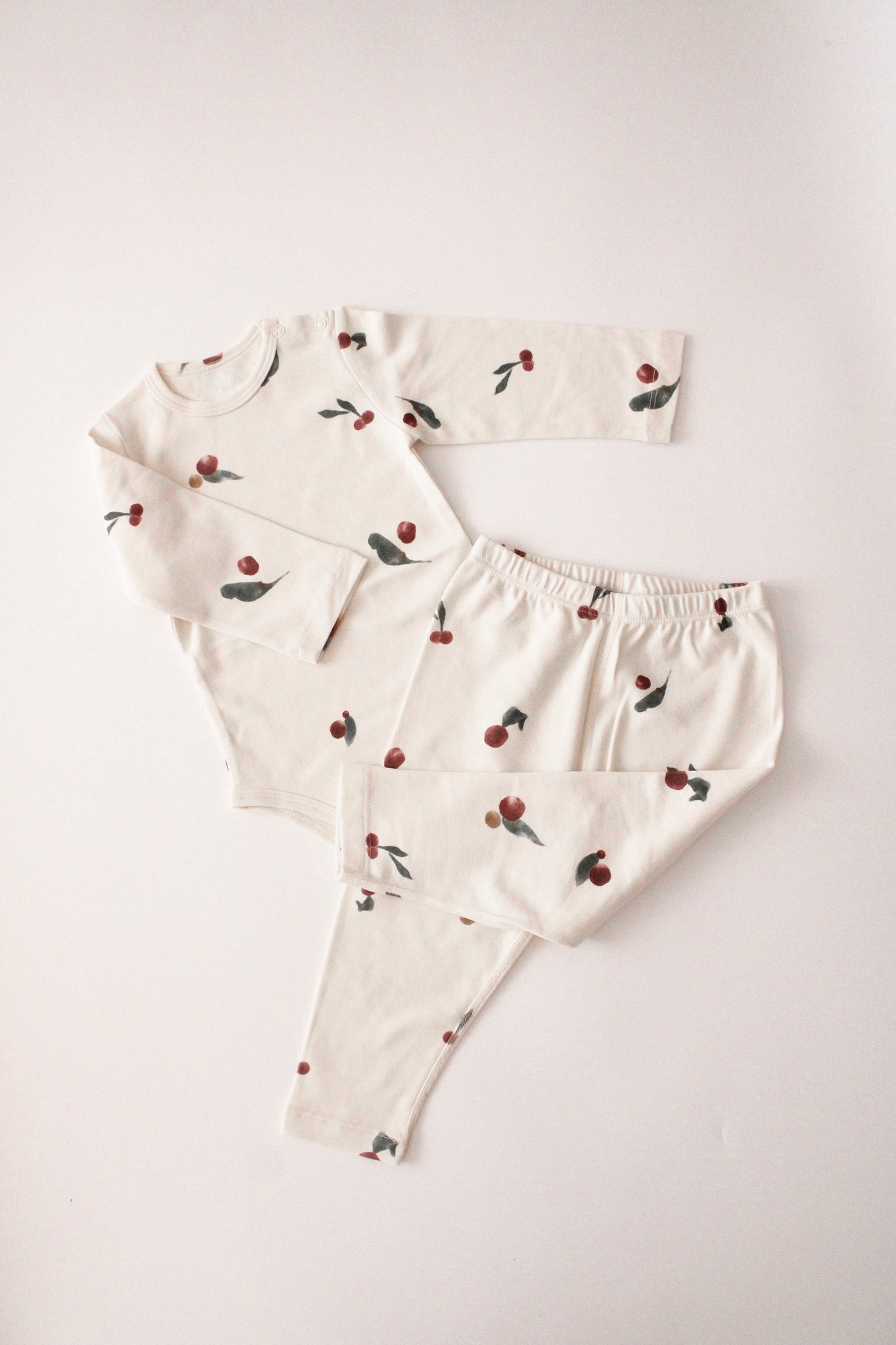 Body a maniche lunghe in cotone organico | Berry