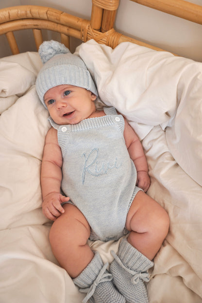 Pagliaccetto in maglia | Sky Blue