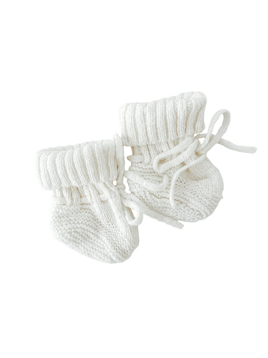 Scarpine in cotone testurizzato | Bianco