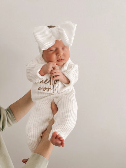 Tutina in maglia a costine | Hello World