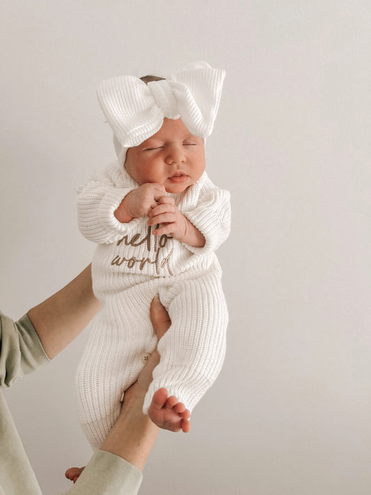 Tutina in maglia a costine | Hello World