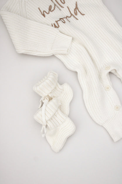 Scarpine in cotone | Bianco