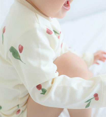 Body a maniche lunghe in cotone organico | Berry