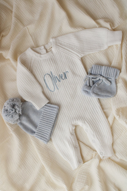 Tutina in maglia a costine | Latte