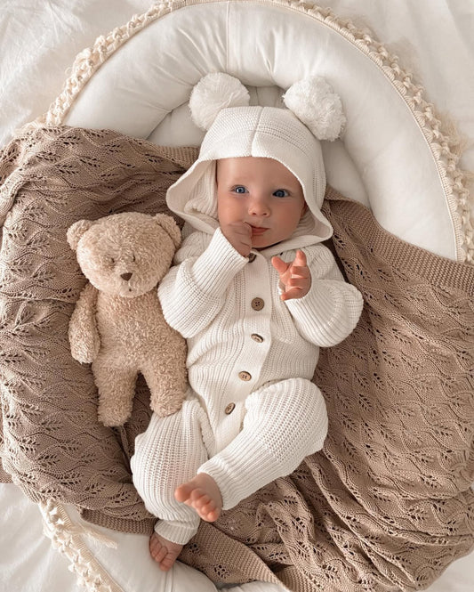 Tutina orsetto con cappuccio | Latte