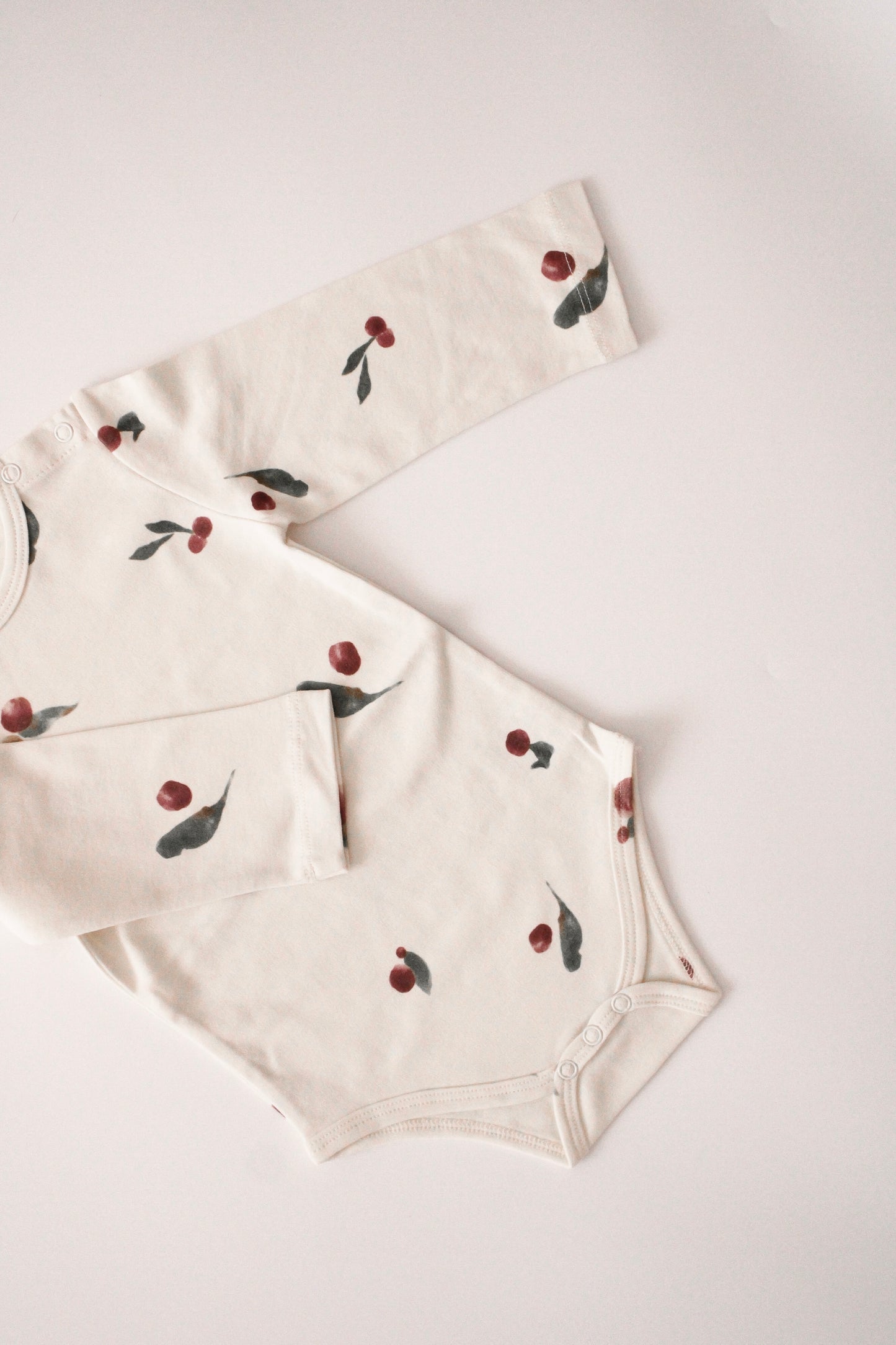 Body a maniche lunghe in cotone organico | Berry