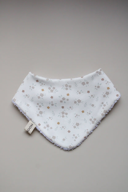 Bavaglino a bandana - Fiori Pastello