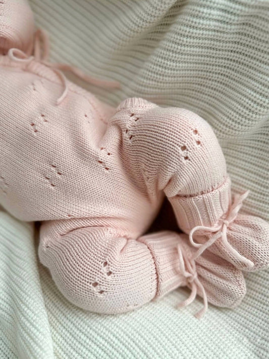 Scarpine in maglia | Rosa